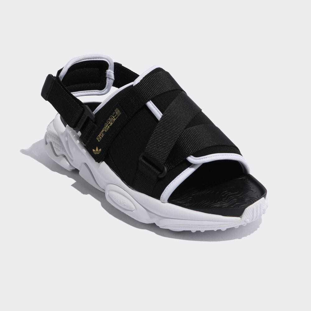 新品未使用 adidas Originals 28.5cm アディダス Originals OZWEEGO SANDALS オズウィーゴ サンダル シューズ ブラック 黒 箱無 正規品