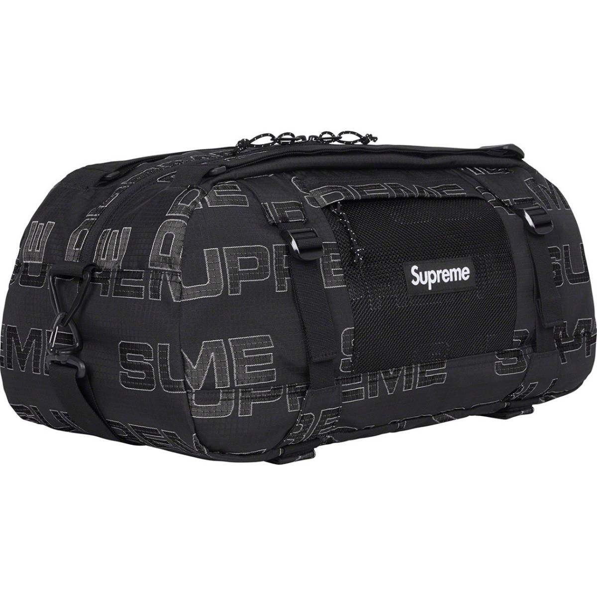 Supreme 21FW Week1 Duffle Bag ダッフルバッグ ドラムバッグ ボストンバッグ Black WIND AND SEA SAPEur_画像1