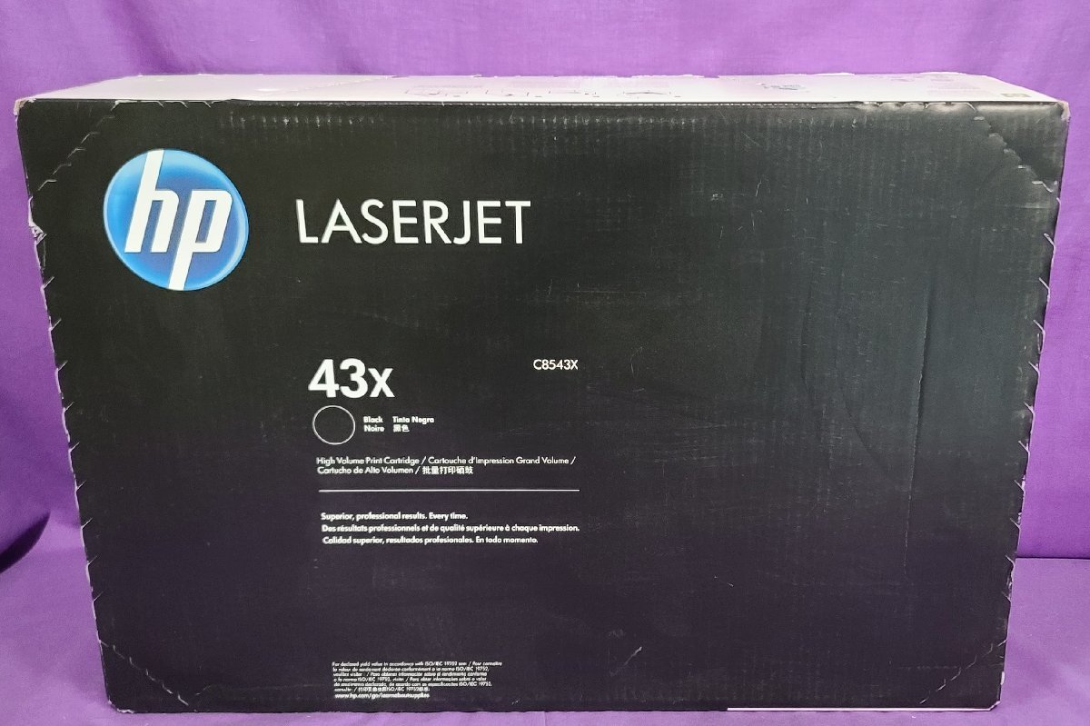 【埼玉発】【HP】　C8543X 43X LaserJet用 トナーカートリッジ　　　(8-1759)_画像1