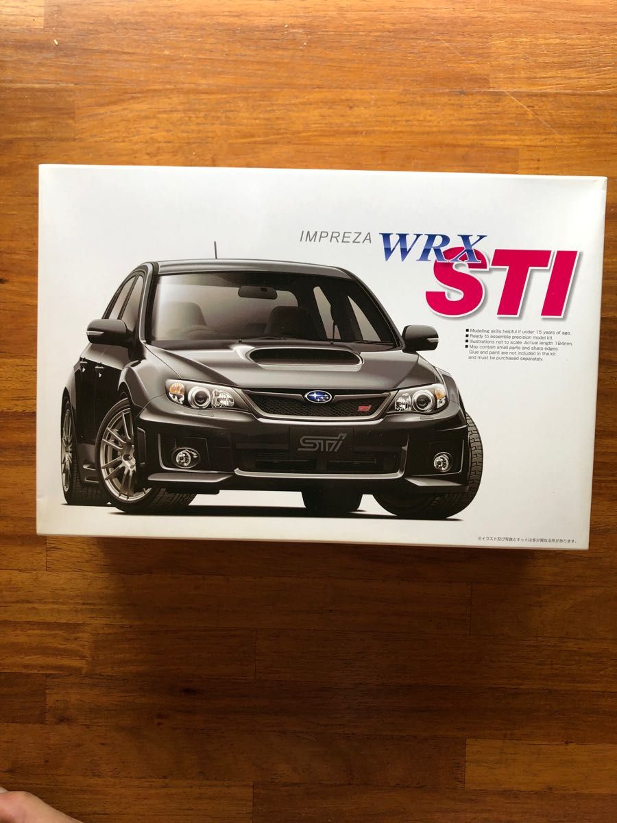 プラモデル　車　 未組立 アオシマ 1/24  スバル　インプレッサ WRX STI