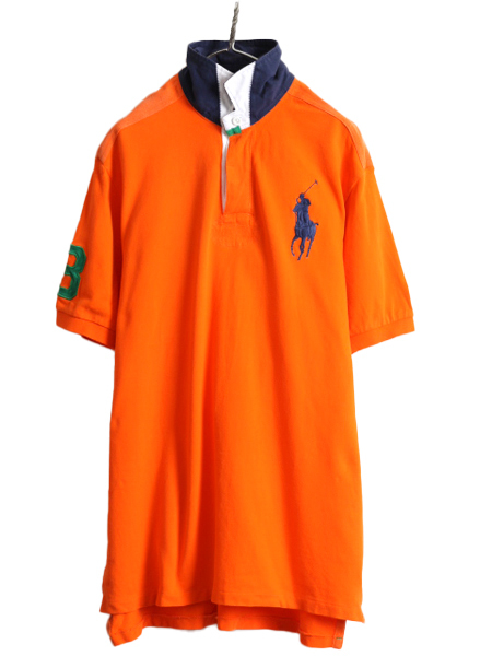 ビッグポニー 大きいサイズ XL ■ ポロ ラルフローレン 鹿の子 半袖 ポロシャツ メンズ / POLO 半袖シャツ ラグビー ラガー シャツ タイプ