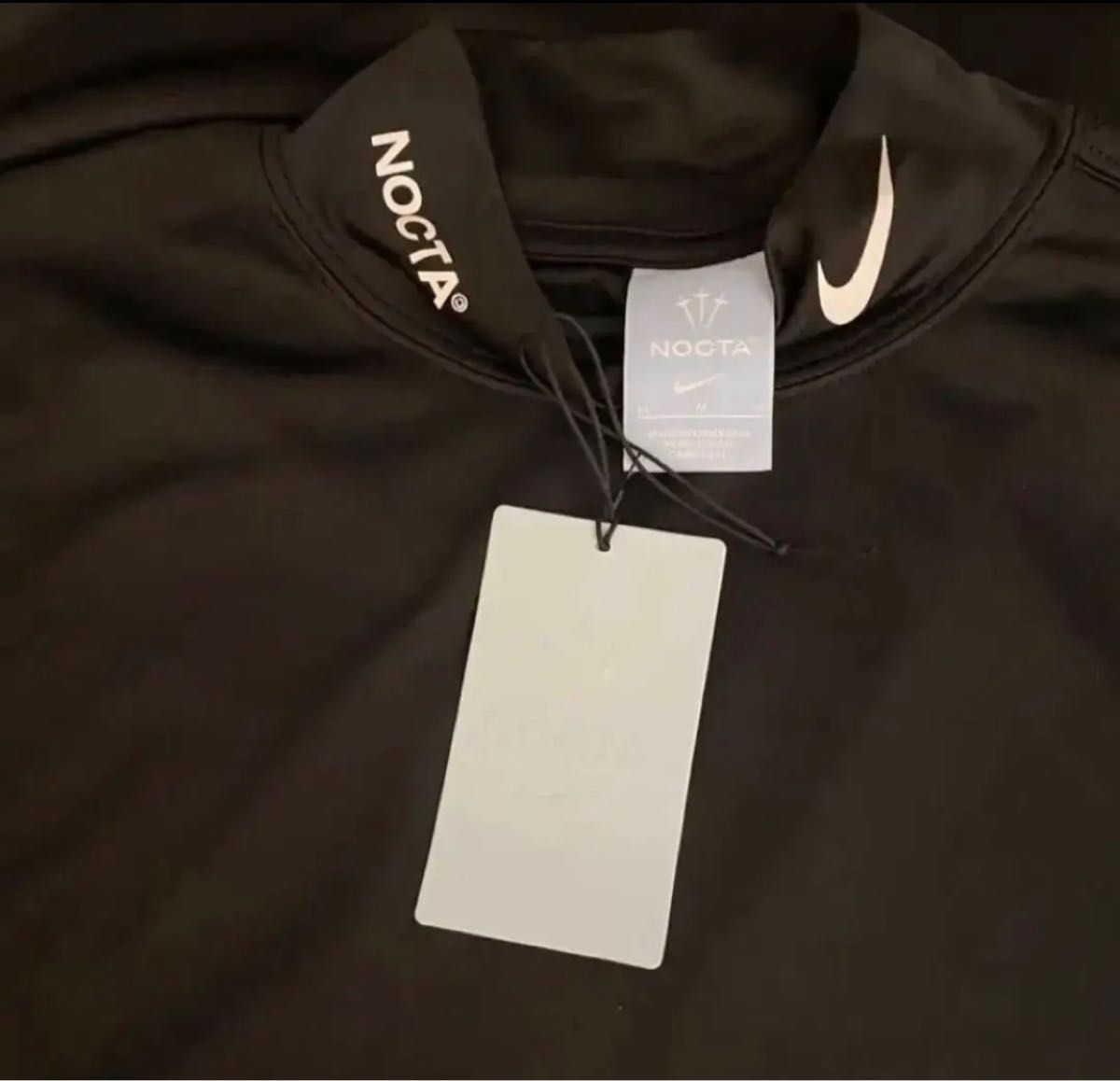 NIKE NOCTA ナイキ ノクタ 半袖モックネックシャツ ゴルフ golf ブラック L 新品未使用 超人気商品