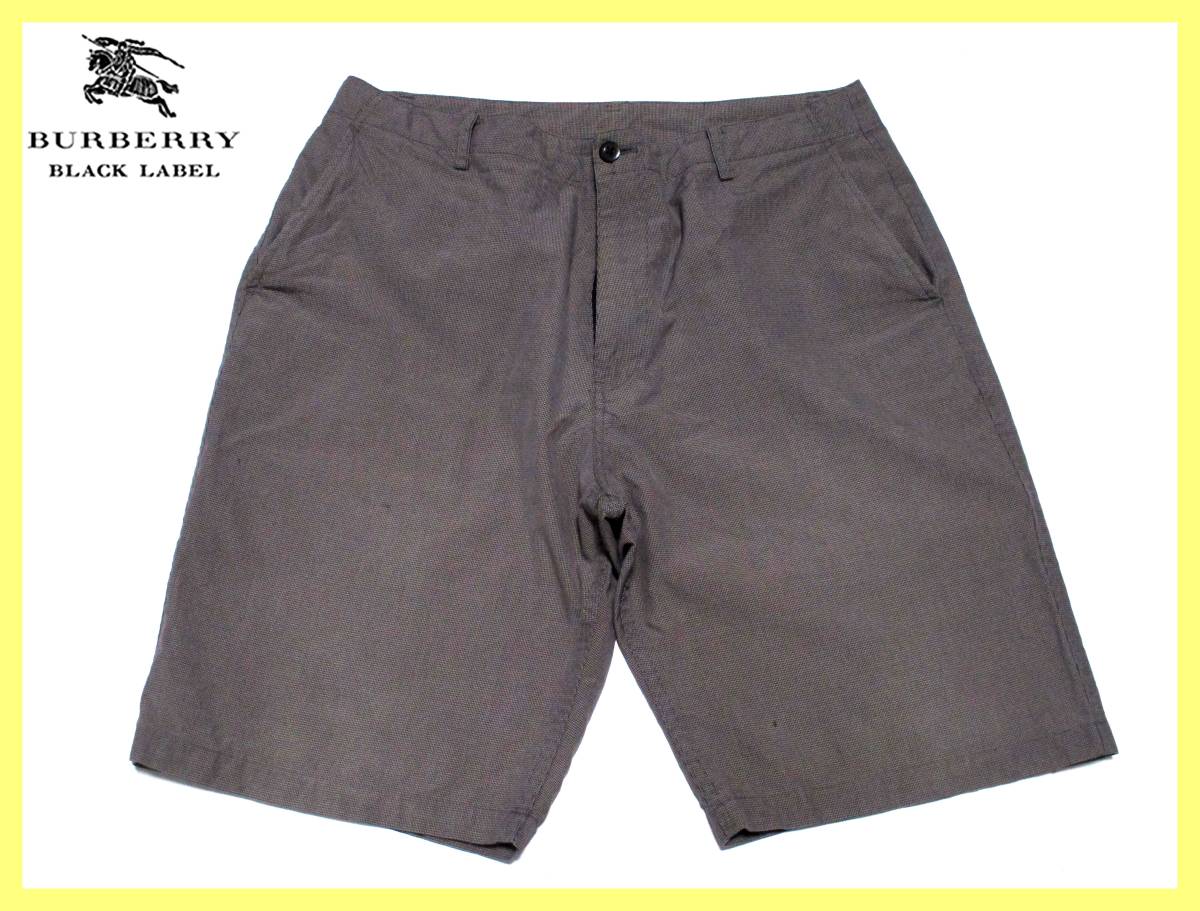 BURBERRY BLACK LABEL W82 パンツ 大人気Wサイズ 82 ポケット裏ノバチェック 千鳥格子デザイン