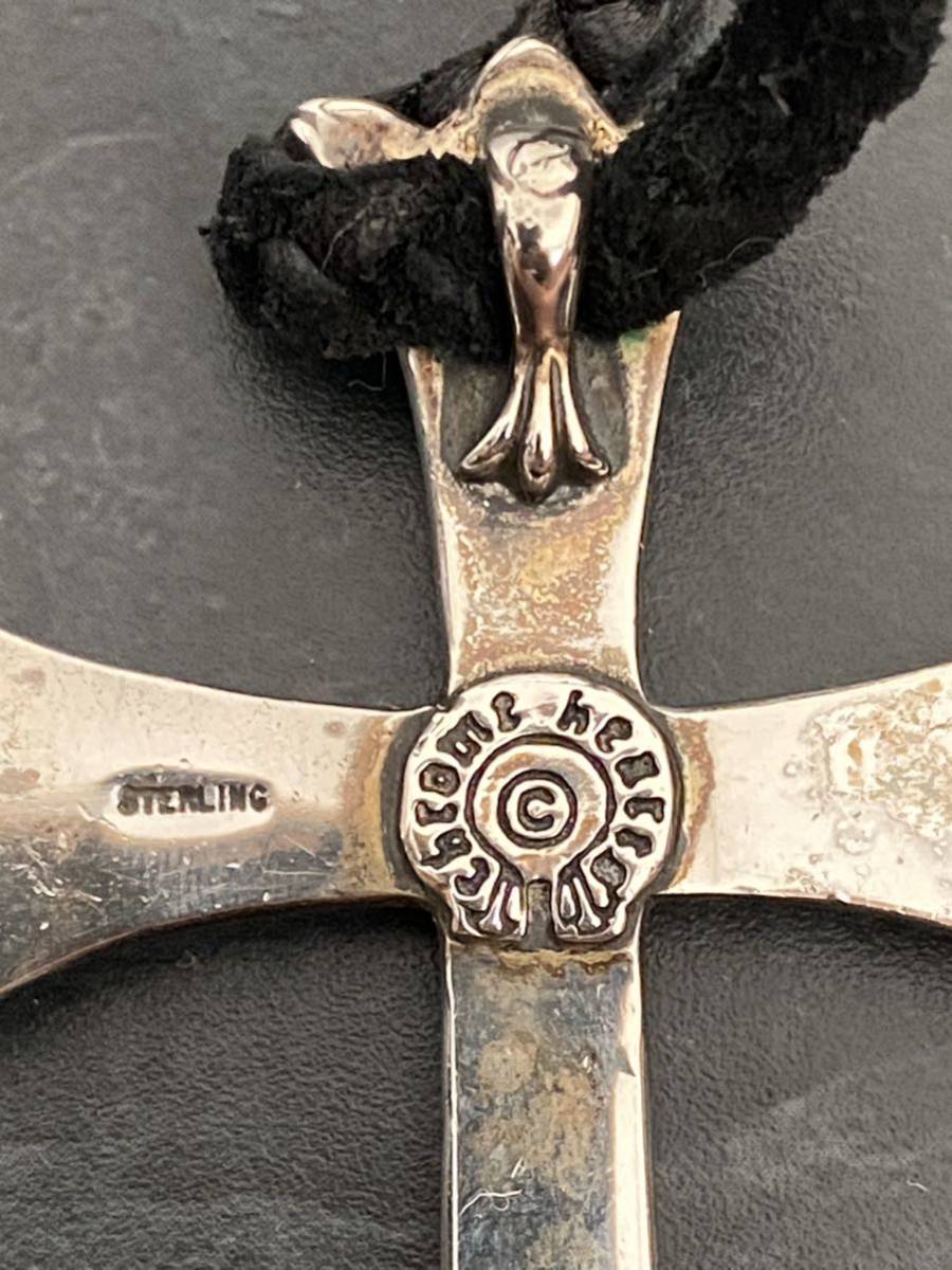 CHROME HEARTS クロムハーツ ラージCHクロス ペンダント レザー CHROME HEARTS クロムハーツ ラージCHクロス ペンダント レザー