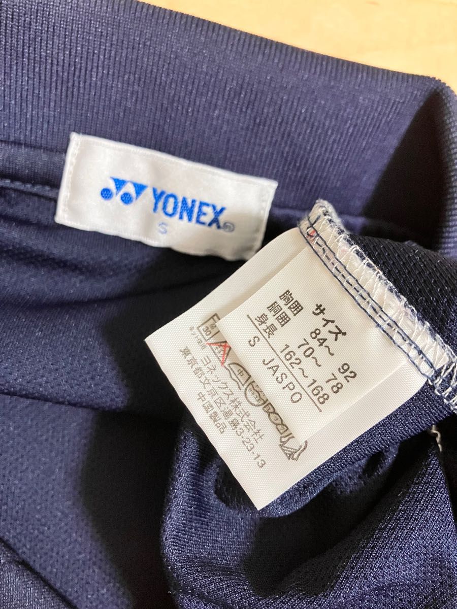 YONEX ヨネックス ドライ ポロシャツ ネイビー S