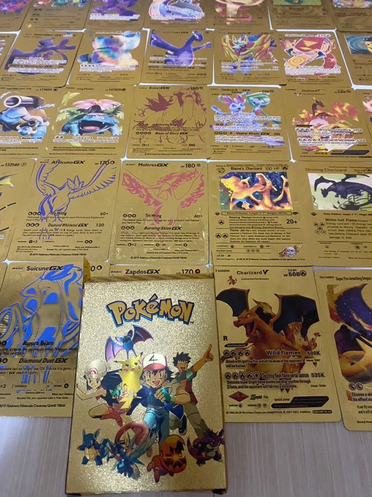 ポケモンカード 海外 メタルカード ゴールド 55枚セット 1円 ポケモンカード 海外 メタルカード ゴールド 55枚セット 1円