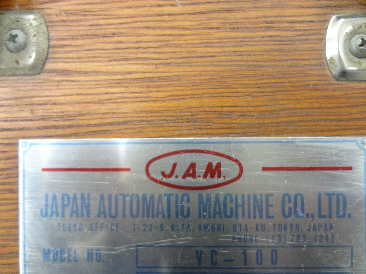 ■JAM/日本オートマチックマシン　精密バイス　VC-100 　サインバイス　VC100【3】_画像4