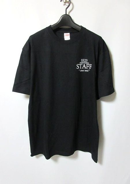 非売品 希少 23SS FUMIE TANAKA フミエタナカ STAFF スタッフ Tシャツ 黒 XL ユニセックス_画像2