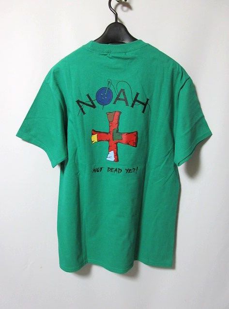 希少 NOAH ノア NOT DEAD YET Tシャツ グリーン M_画像1