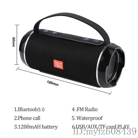 Fb1567: 40w 屋外 Bluetooth スピーカー 防水 ハイパワー ワイヤレス サウンド サブウーファー ミュージック USB 充電 ステレオ 大人気の画像3