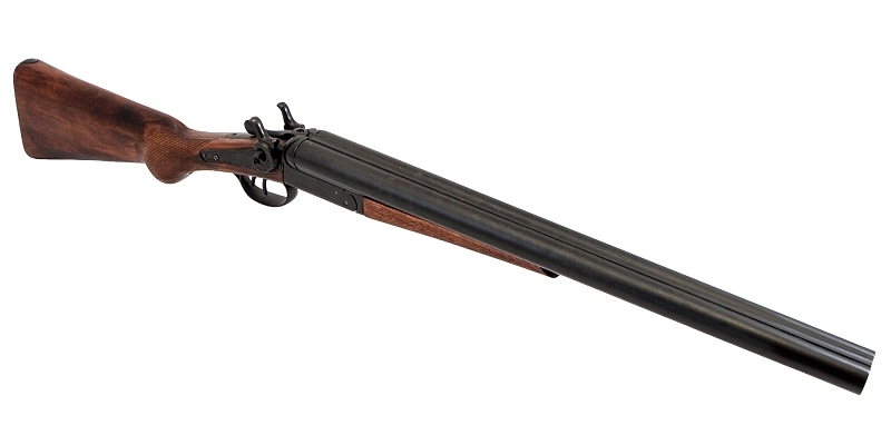 DENIX デニックス 1115 ワイアットアープ ダブルバレル ショットガン 89cm アメリカ レプリカ 銃 リアル コスプレ 小物 模造_画像2