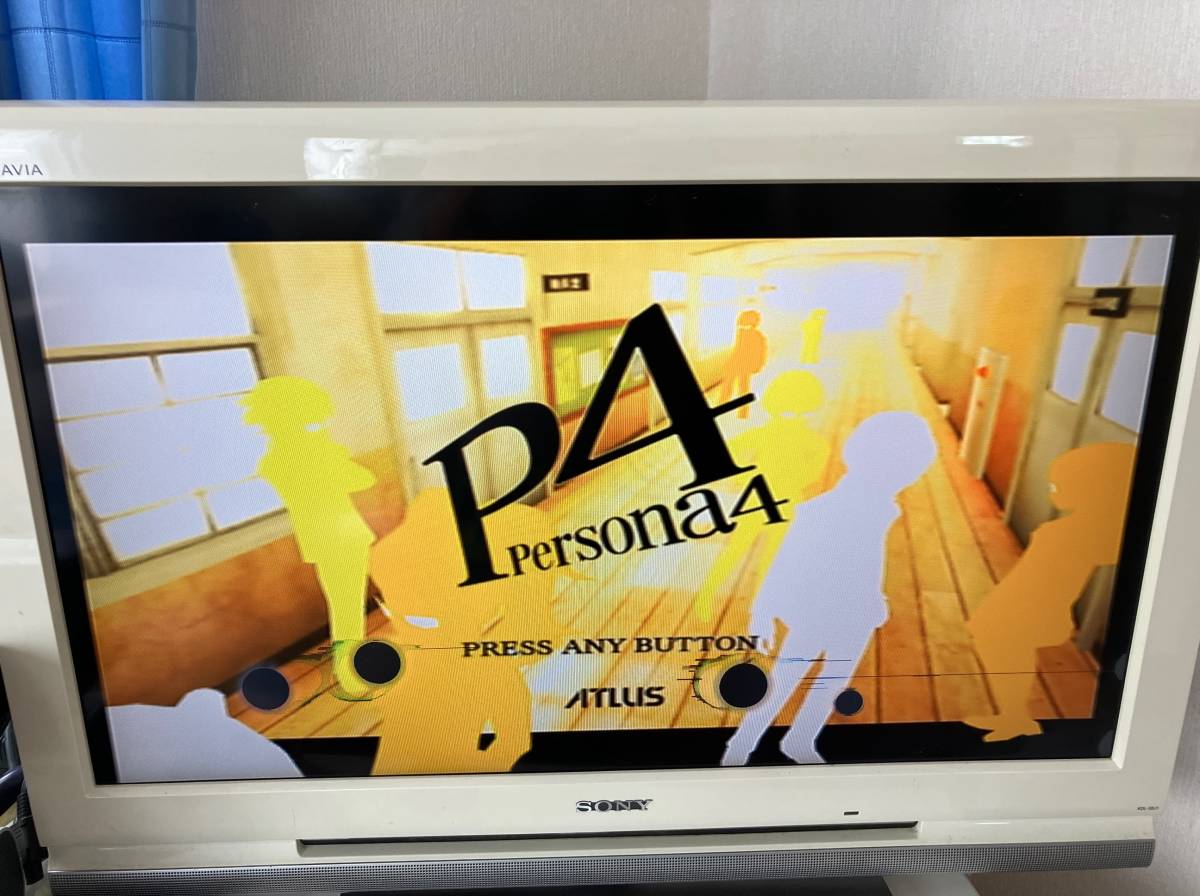 23-PS2-1009　プレイステーション2　ペルソナ4　動作品　PS2　プレステ2