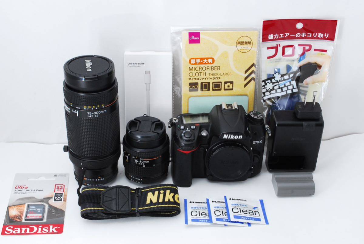 Nikon D7000★ハイエンドモデル♪ダブルズームレンズ♪プロも愛用♪スマホ転送OK♪高性能デジタル一眼レフカメラ★