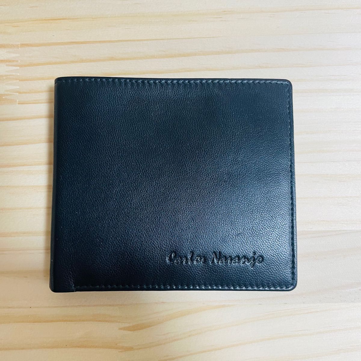 Carlos Naranjo カルロス ナランホ 折り財布 黒 二つ折り財布 Carlos Naranjo カルロス ナランホ 折り財布 黒 二つ折り財布