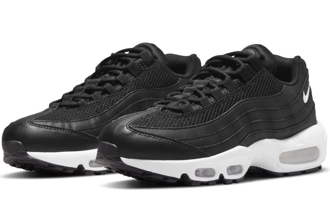 【新品】NIKE AIRMAX95 箱タグ付 25㎝　ナイキエアマックス95 black/white［未使用］