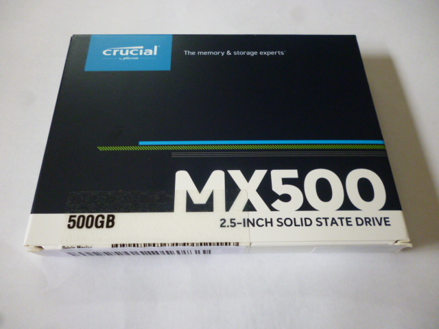 新品未開封Crucial クルーシャルSSD 500GB MX500 SATA3 内蔵2.5インチ