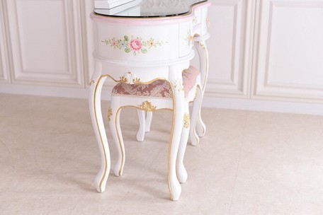  explanatory note careful reading ask special price!ro here style Princess . series pin Crows rose. white dresser stool attaching 