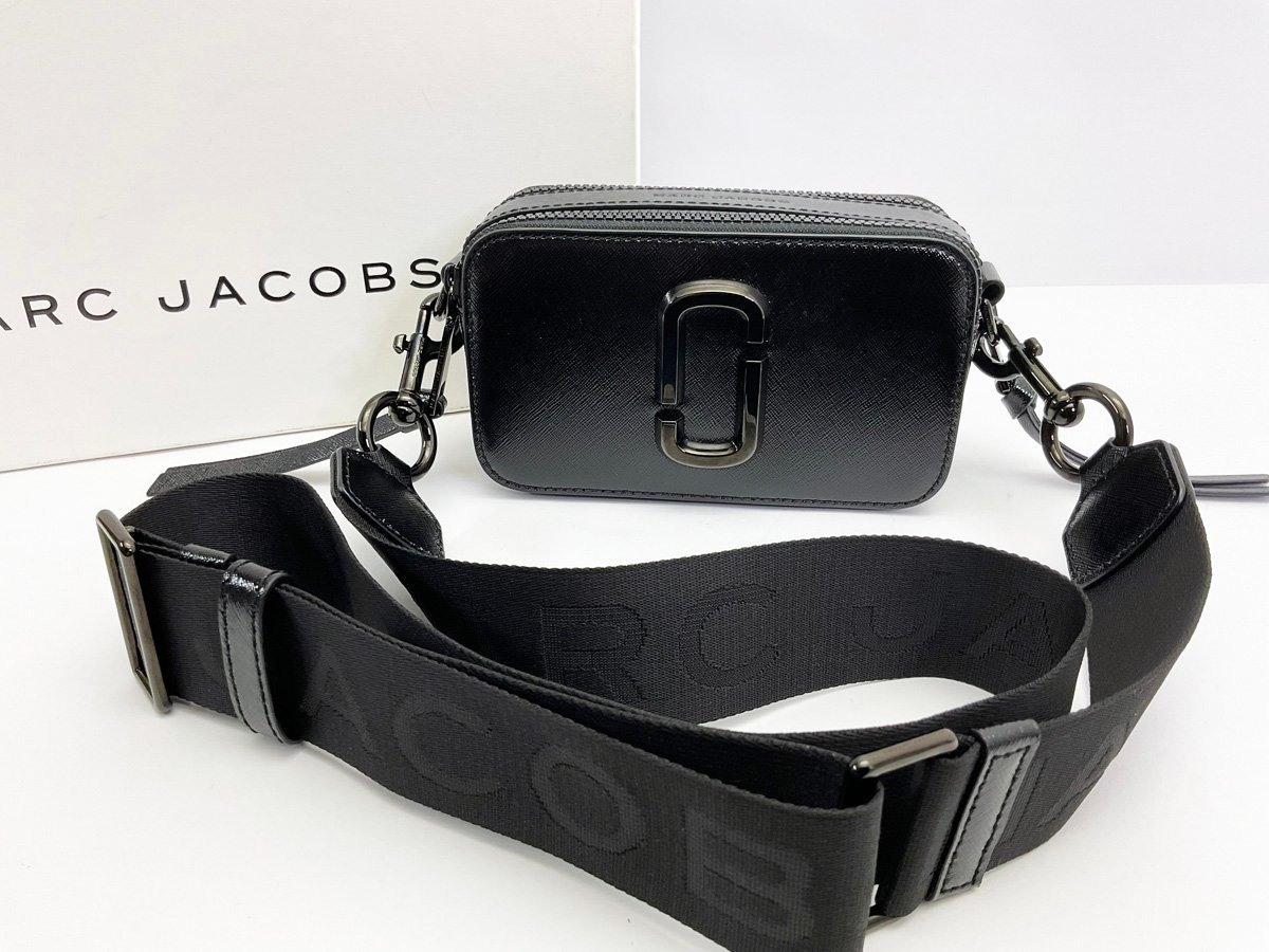 美品◆MARC JACOBS マークジェイコブス スナップショット 2023秋冬 ショルダーバッグ ブラック 黒 M0014867-001 SNAPSHOT DTM NERO_画像7