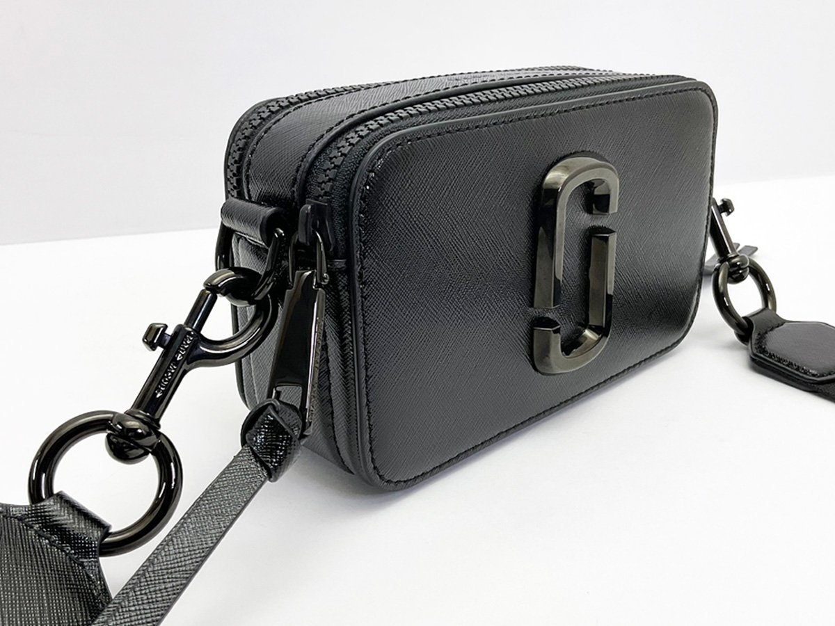 美品◆MARC JACOBS マークジェイコブス スナップショット 2023秋冬 ショルダーバッグ ブラック 黒 M0014867-001 SNAPSHOT DTM NERO_画像3