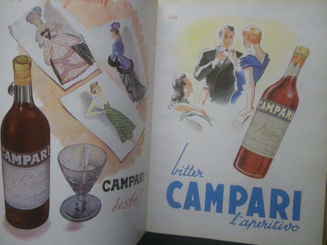 カンパリ 1955年 広告集 Bitter CAMPARI l'aperitivo Pubblicita 1955 イタリア・リキュール - デザイン カンパリ 1955年 広告集 Bitter CAMPARI l'aperitivo Pubblicita 1955 イタリア・リキュール - デザイン