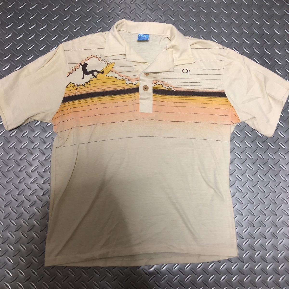 70's 80's OP ocean pacific shirt vintage ポロシャツ ヴィンテージ　サーフィン オーシャンパシフィック