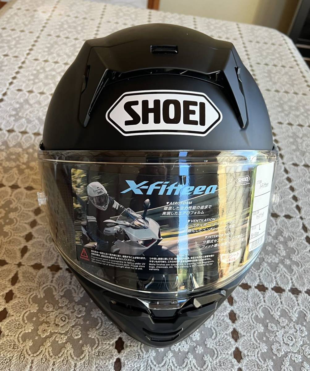 SHOEI X-Fifteen X15 マッドブラック Lサイズ フルフェイス SHOEI X-Fifteen X15 マッドブラック Lサイズ フルフェイス