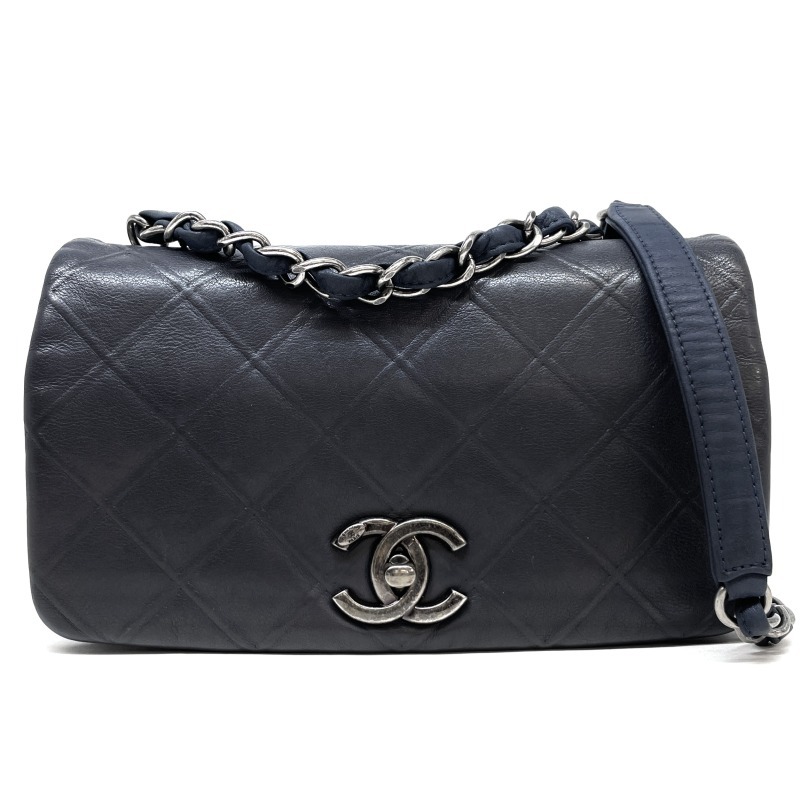 SALE】 ラムスキン マトラッセ CHANEL シャネル バッグ チェーン