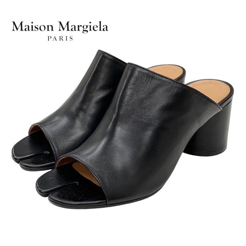 最安値 Margiela Maison メゾンマルジェラ 未使用 サンダル 足袋 黒