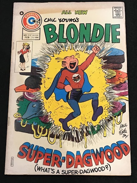 *14JJ24 CHIC YOUNG\'S BLONDIE(Blondie Comics #212) [CHARLTON COMICS][ American Comics ][. документ комикс книжка ( leaf )]