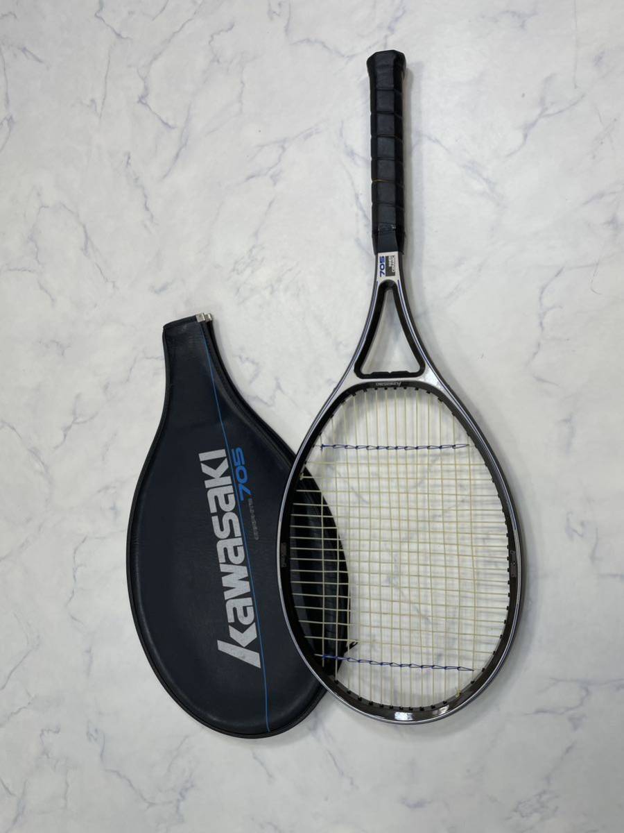  Kawasaki tennis racket graphite 705 beautiful goods 