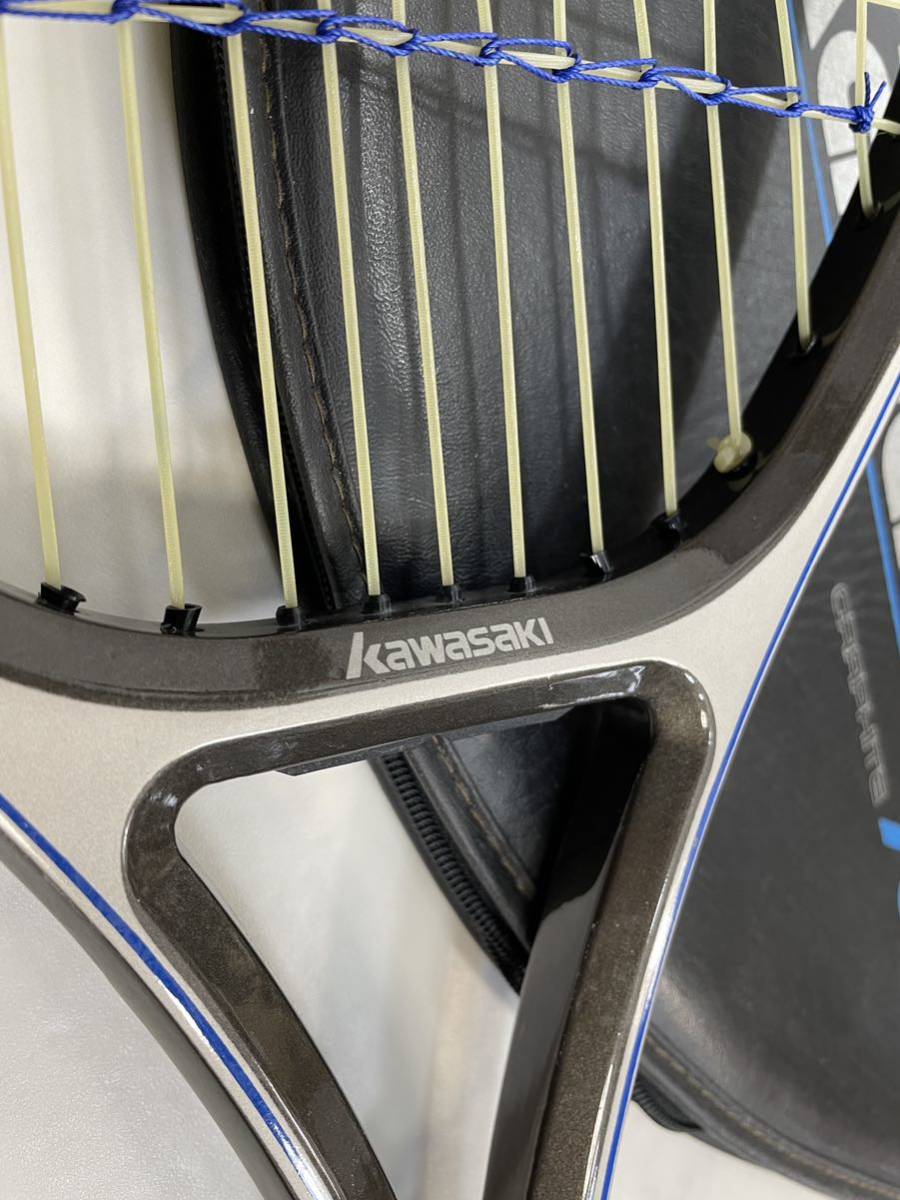  Kawasaki tennis racket graphite 705 beautiful goods 