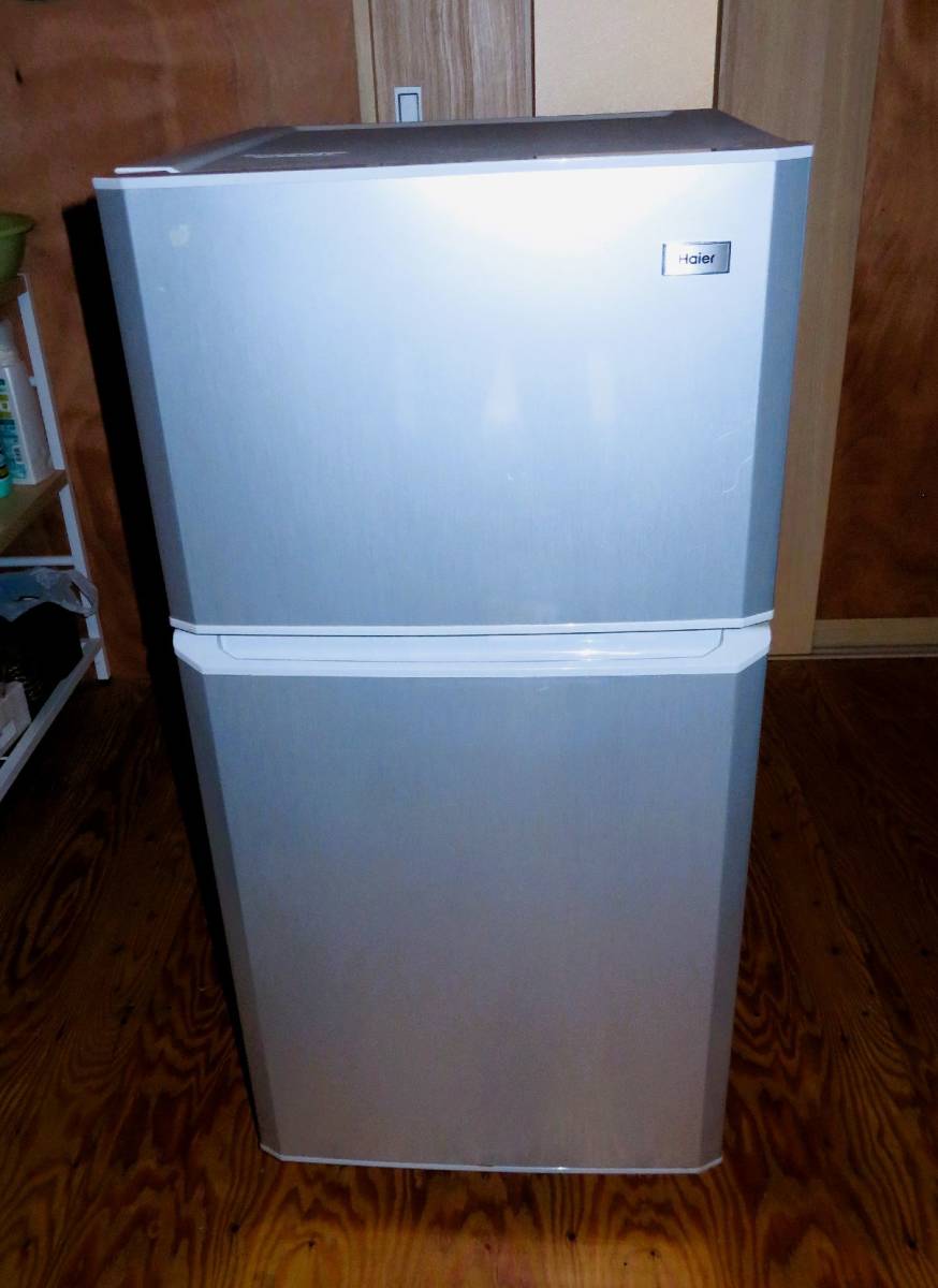 管理KRR120】Haier 2014年 JR-N106H 106L 2ドア冷凍冷蔵庫 - キッチン家電