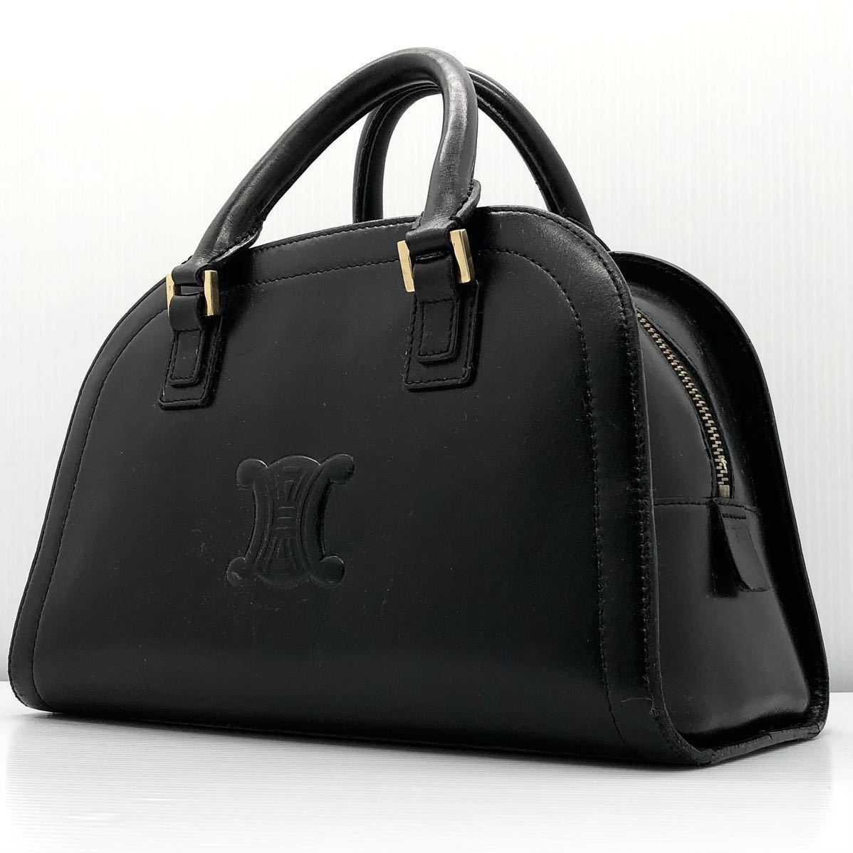 072707 1円超美品CELINE セリーヌトリオンフミニハンドバッグミニ