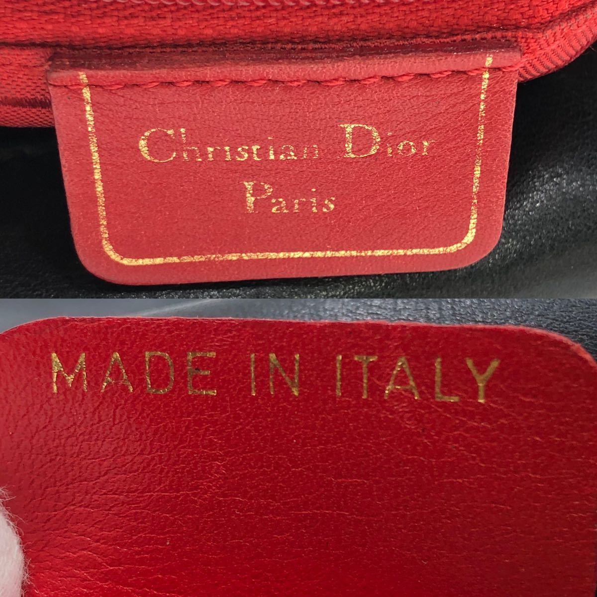 081910 極美品□Christian Dior クリスチャンディオール ショルダー