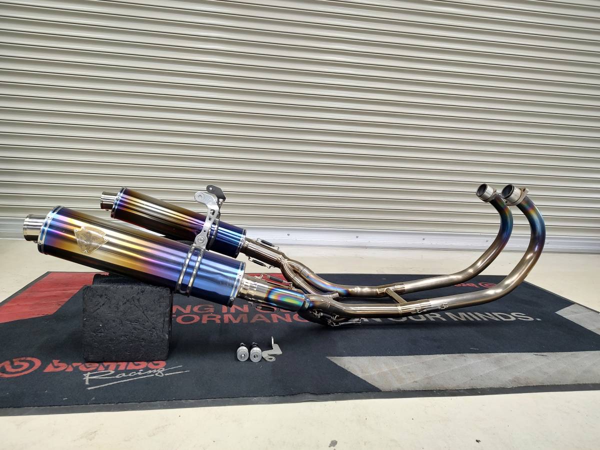 ◇◇V-MAX1200 用アールズギア ワイバン フルチタンマフラー VMAX1200