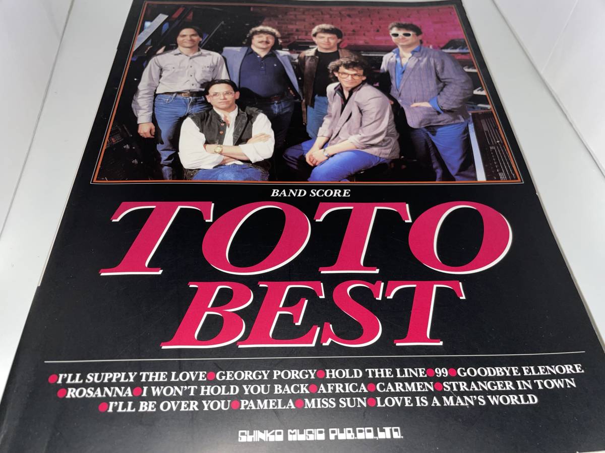TOTO BEST バンドスコア トト・ベスト/1998年発行 シンコーミュージック/Steve Lukather, Jeff Porcaro