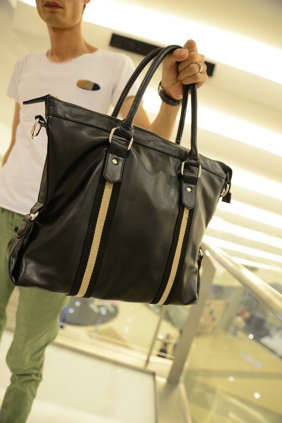  new goods! new goods * men's lady's unisex man and woman use tote bag handbag shoulder bag PU leather 