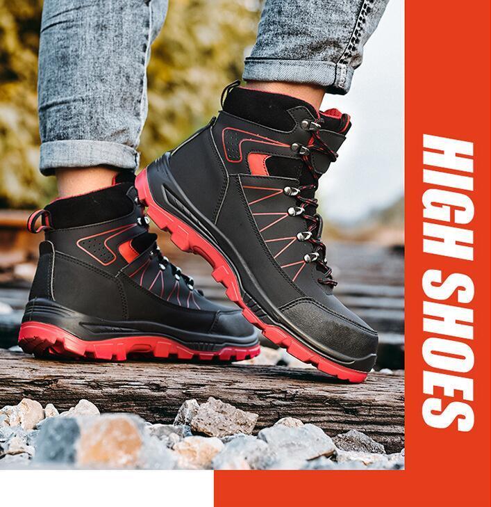  prompt decision * work shoes safety shoes men's lady's man and woman use sneakers safety boots steel . core toes protection slip prevention impact absorption 23.5cm~29cm