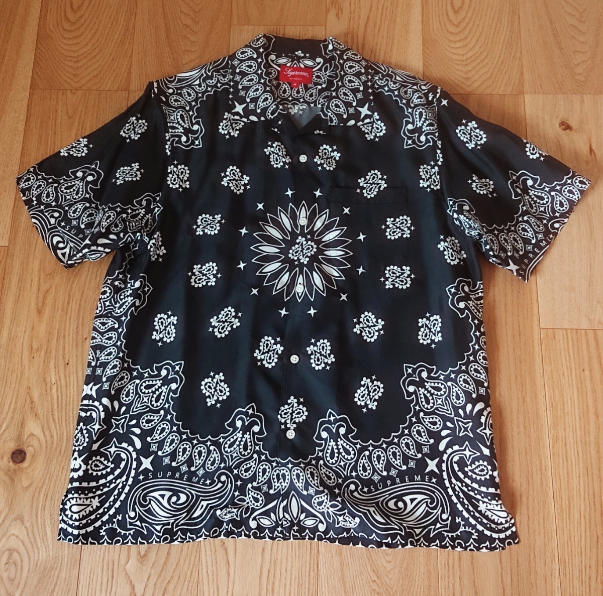 SUPREME (シュプリーム)21SS BANDANA SILK S/S SHIRT ペイズリー柄