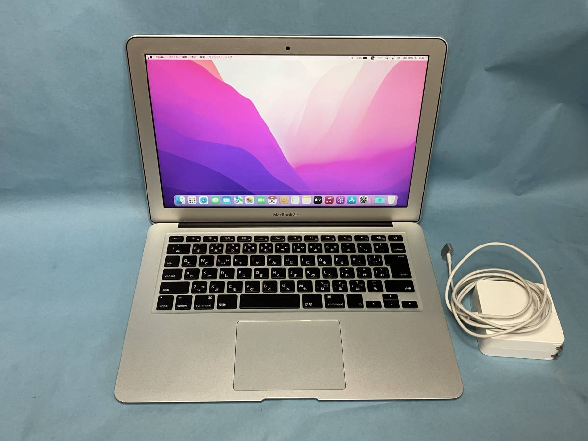 MD63) MacbookAir 13インチ 2017 A1466　Ci5/8GB/SSD128G　動作確認済_画像1