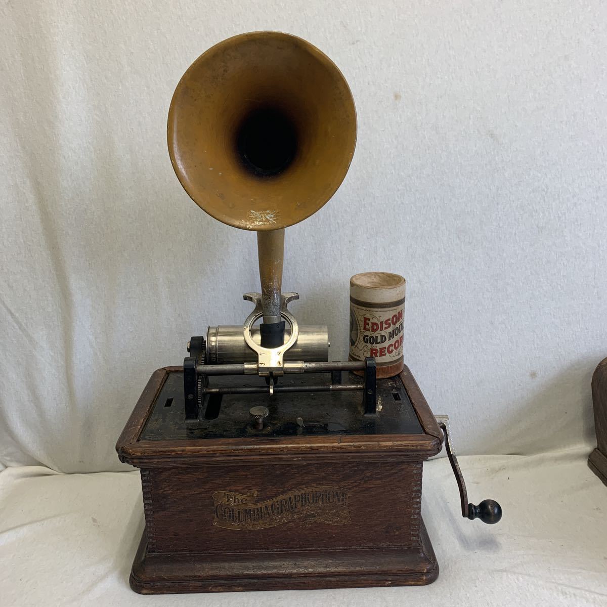 エジソン 蓄音機 1906年製 当時物 貴重 博物館級 蔵出し品