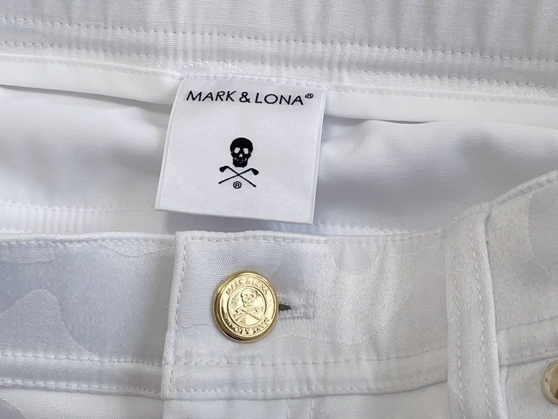 MARK&LONA マークアンドロナ パンツ 白 50サイズ XL メンズ ゴルフ 