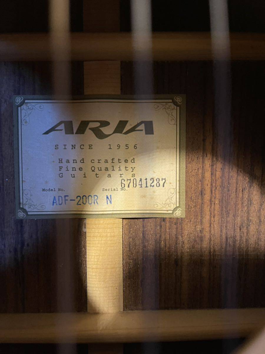 ARIA ADF-200R N гитара SINCE 1956 жесткий чехол имеется 