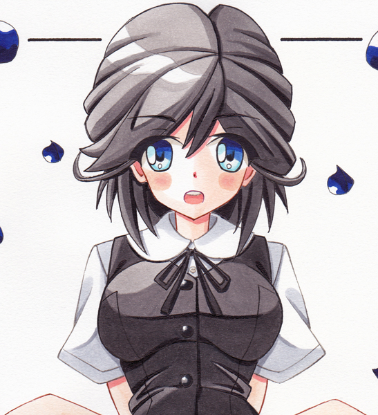手描きイラスト *オリジナル*セーラー服*たくし上げ*B5 手描きイラスト *オリジナル*セーラー服*たくし上げ*B5