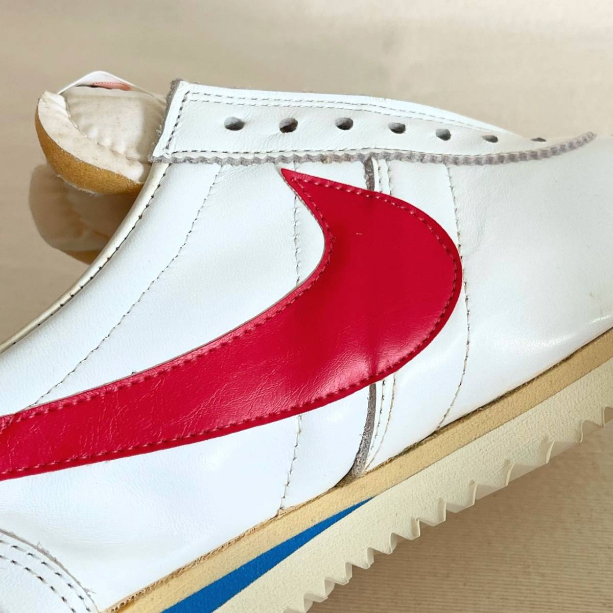 希少《 Dead Stock / LEATHER CORTEZ-DX / US8 》70s 80s デッド【 NIKE 日本製 当時 オリジナル レザー コルテッツ ビンテージ 箱付 】 の画像5