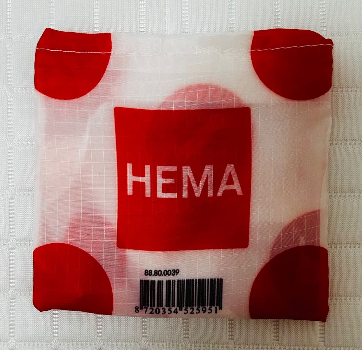 【新品】HEMA エマ　布エコバッグ＆ビニールエコバッグ　※未使用品