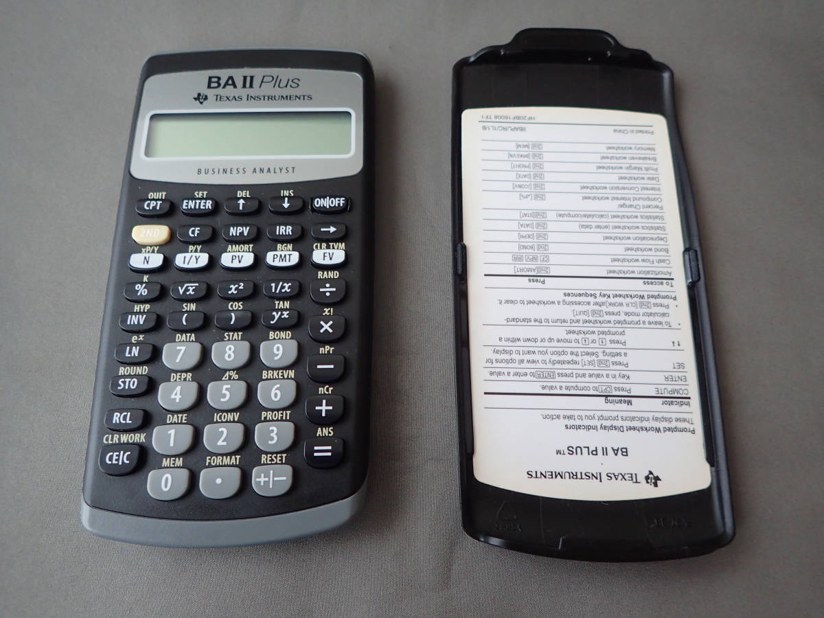在庫あり】 TEXAS INSTRUMENTS BAⅡ Plus 金融電卓 その他 - todaiya.com