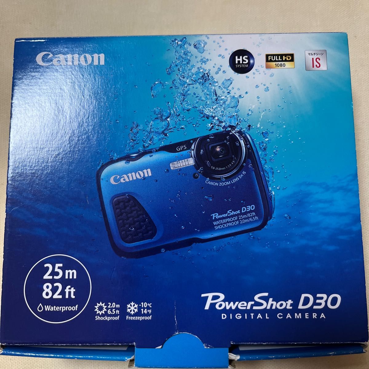 美品 Canon PowerShot D30 デジタルカメラ パワーショット デジカメ 防水 アウトドア 夏休み 子供