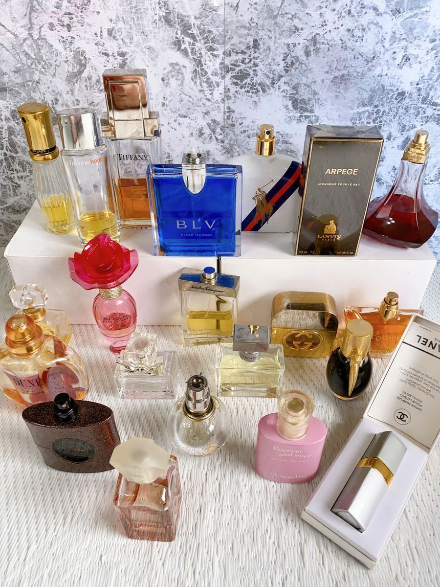 ブランド香水まとめ売り CHANEL LANVIN BVLGARI ティファニー Dior GUCCI GUERLAIN エルメス ラルフローレン  JChere雅虎拍卖代购