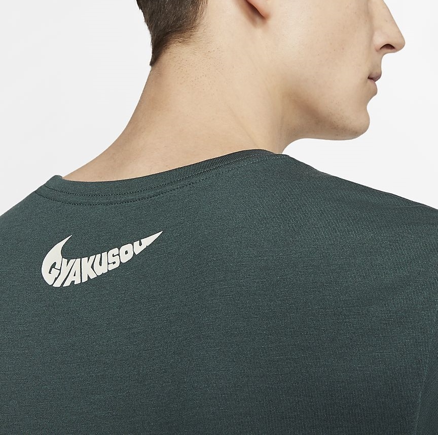 残少 XS NIKE NRG GYAKUSOU SS Tシャツ 検 ランニング アンダーカバー UNDERCOVER ギャクソウ レディース人気 半袖 モスグリーン 深緑_画像7